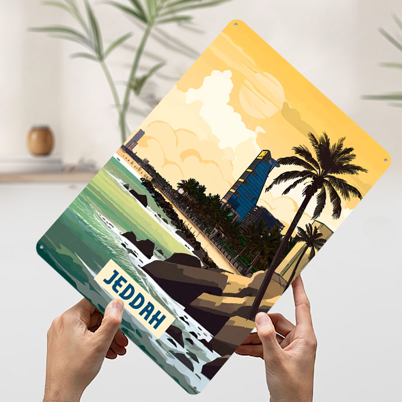 Jeddah Poster Aangepaste vinta - Home Decor Jeddah recensie en prijs