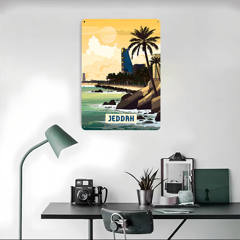 Jeddah Poster Aangepaste vinta - Home Decor Jeddah recensie en prijs