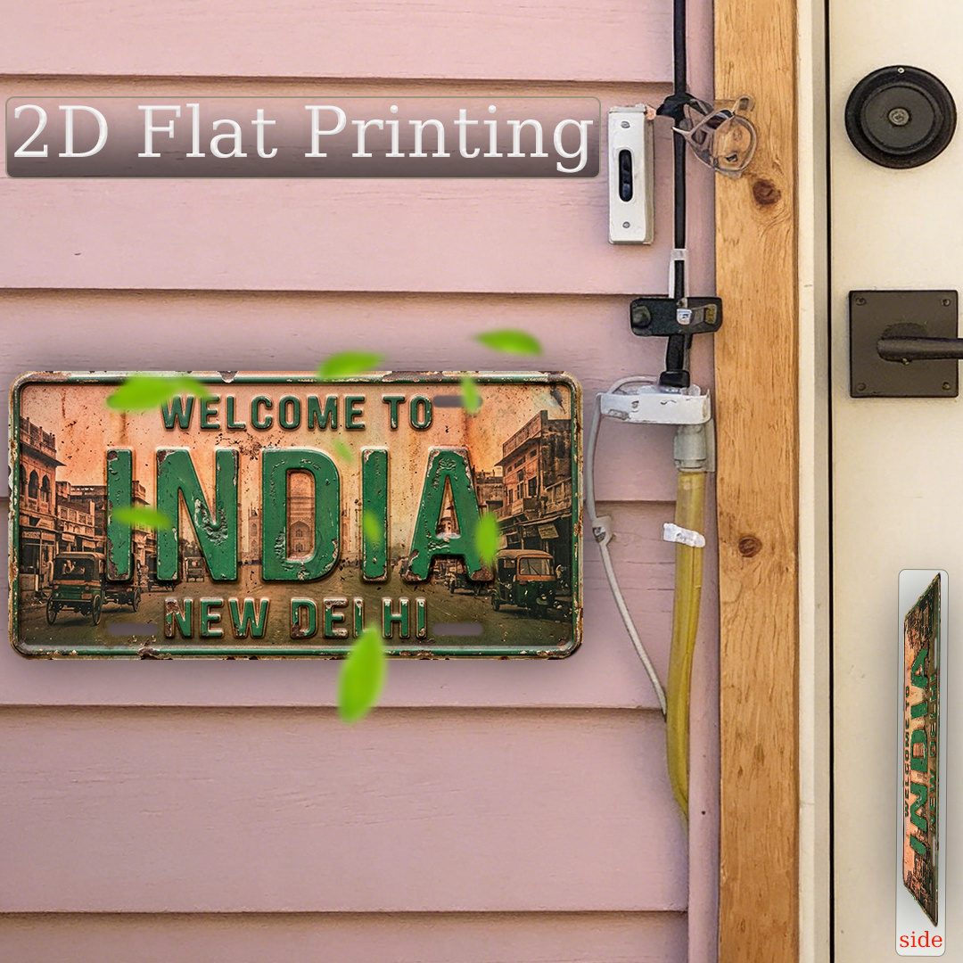 2D platte print, 1 stuk, retro - Home Decor Delhi recensie en prijs