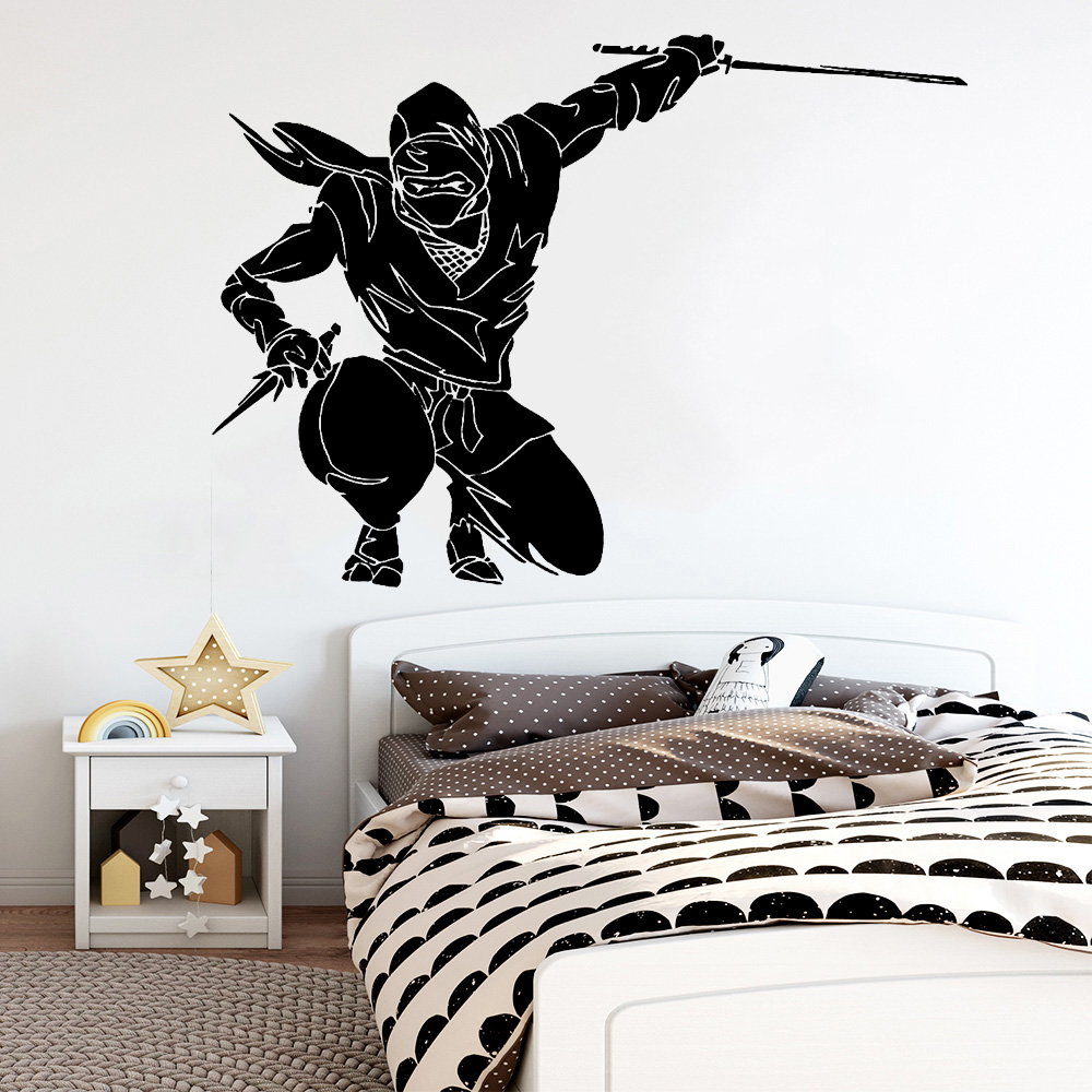 Ninja Muurtattoo Japanse Warri - Home Decor Vinyl Flooring recensie en prijs