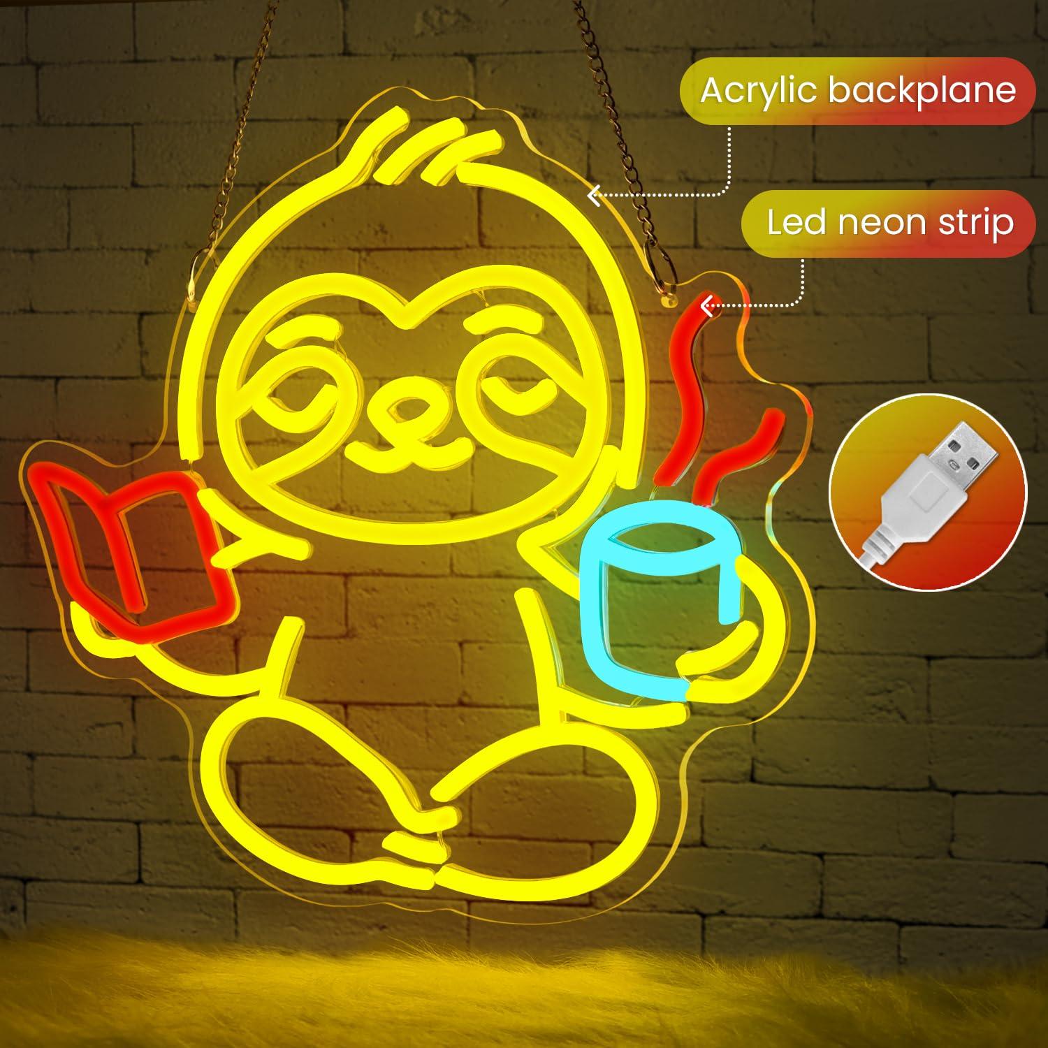 Luiaard Neon Licht USB Dimbaar - Home Decor Lighting recensie en prijs
