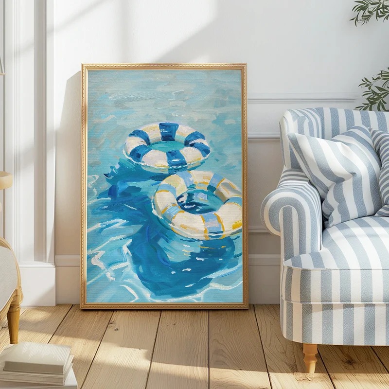 Blauwe Kust Strand Zeilboot Ho - Home Decor Interior recensie en prijs
