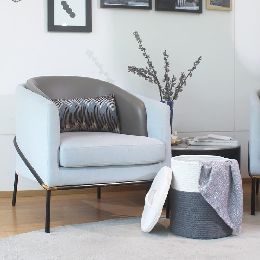 Opbergmand van katoenen touw m - Home Decor Hampers recensie en prijs