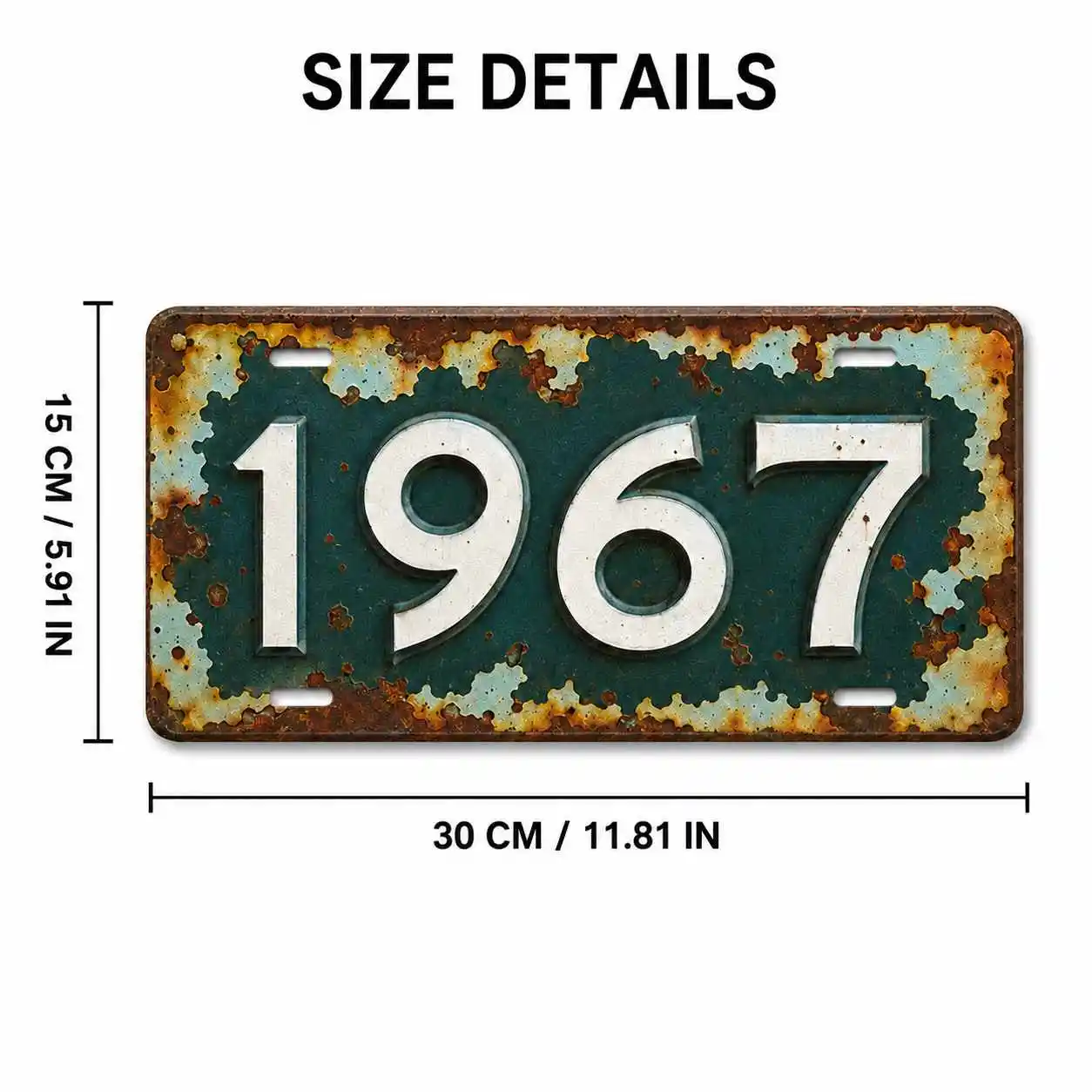 2D Platte Vintage Bord, Decora - Home Decor Jeddah recensie en prijs