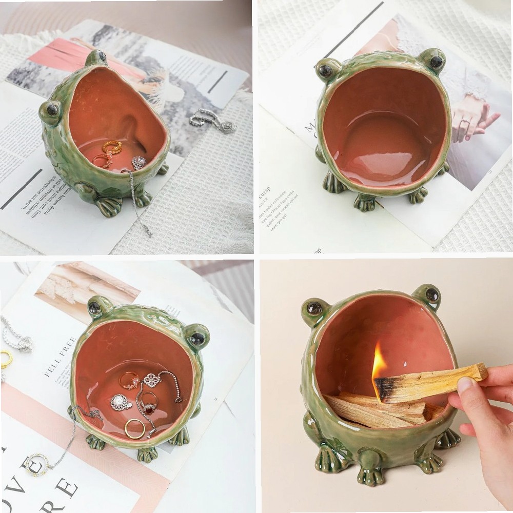 Keramische kikker sieradenscho - Ceramic Trinket Dish recensie en prijs