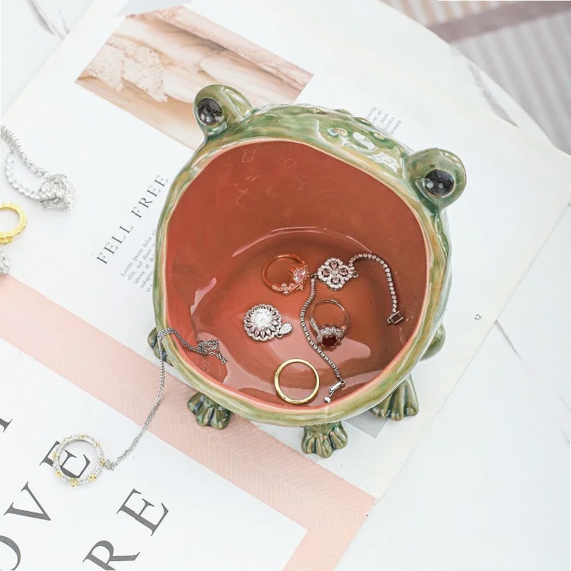 Keramische kikker sieradenscho - Ceramic Trinket Dish recensie en prijs