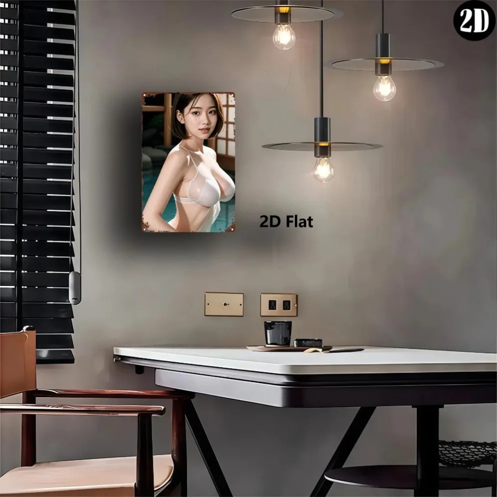 Elegante naakte dame metalen w - Home Decor Japanese recensie en prijs
