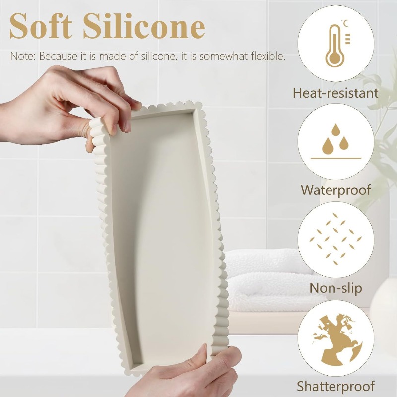 Siliconen opbergbak met gegolf - Vanity Home Decor recensie en prijs