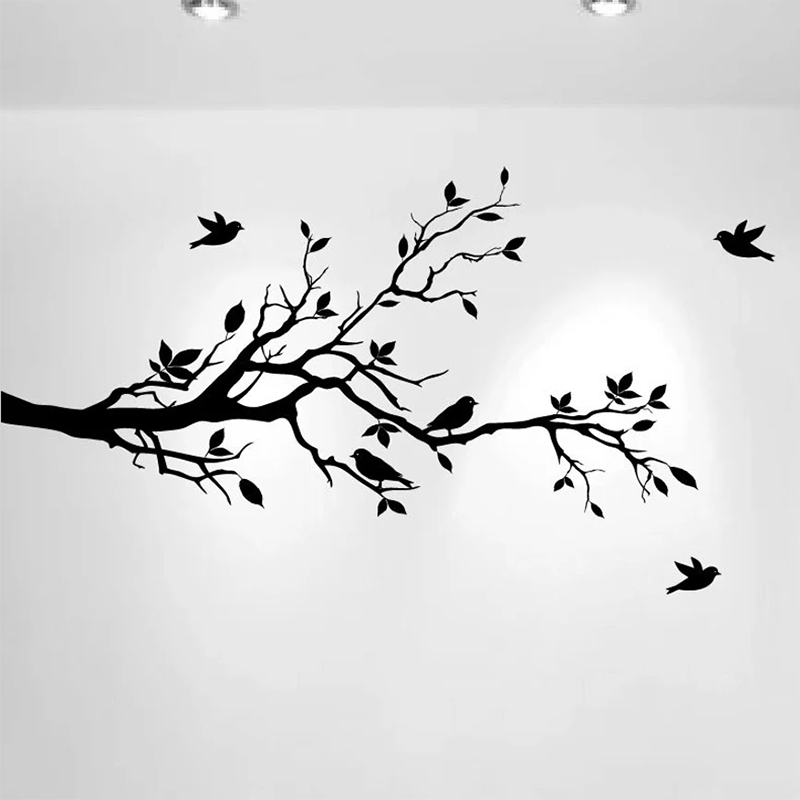 Boomtak muurtattoo liefde voge - Home Decor Vinyl Flooring recensie en prijs