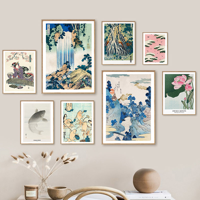 Hokusai Ohara Koson Japanse Ar - Home Decor Japanese recensie en prijs