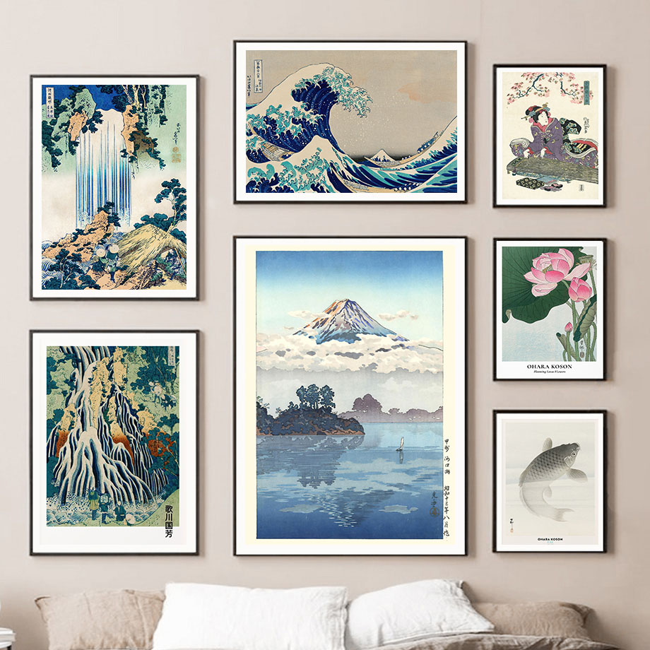 Hokusai Ohara Koson Japanse Ar - Home Decor Japanese recensie en prijs