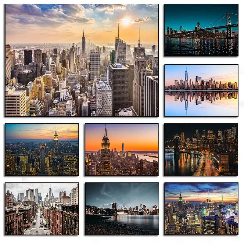 New York City Night Skyline La - Home Decor New York recensie en prijs