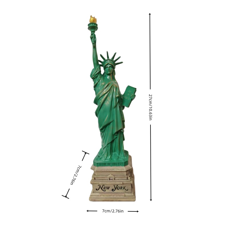 Vrijheidsbeeld van hars, burea - Home Decor New York recensie en prijs
