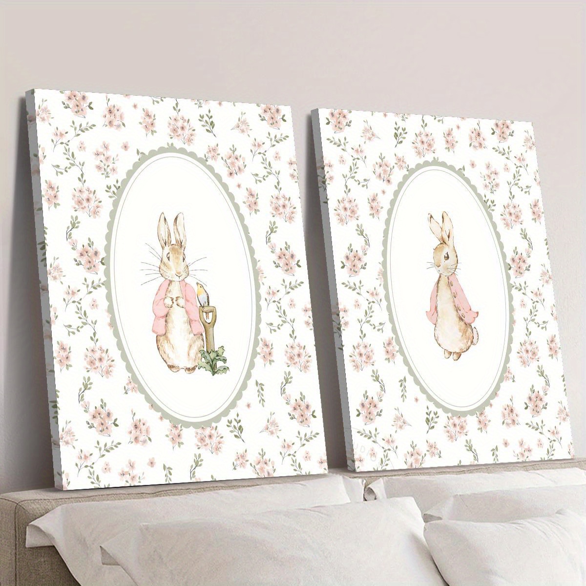 2 stuks retro paashaas canvas  - Home Decor Youtube recensie en prijs