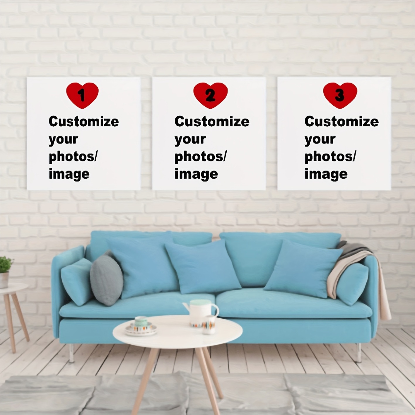 3 stks/set Custom Vierkante Ca - Home Decor Canvas recensie en prijs