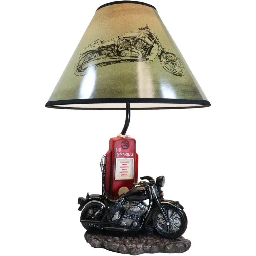 Vintage retro zwarte motorfiet - Home Decor Lighting recensie en prijs