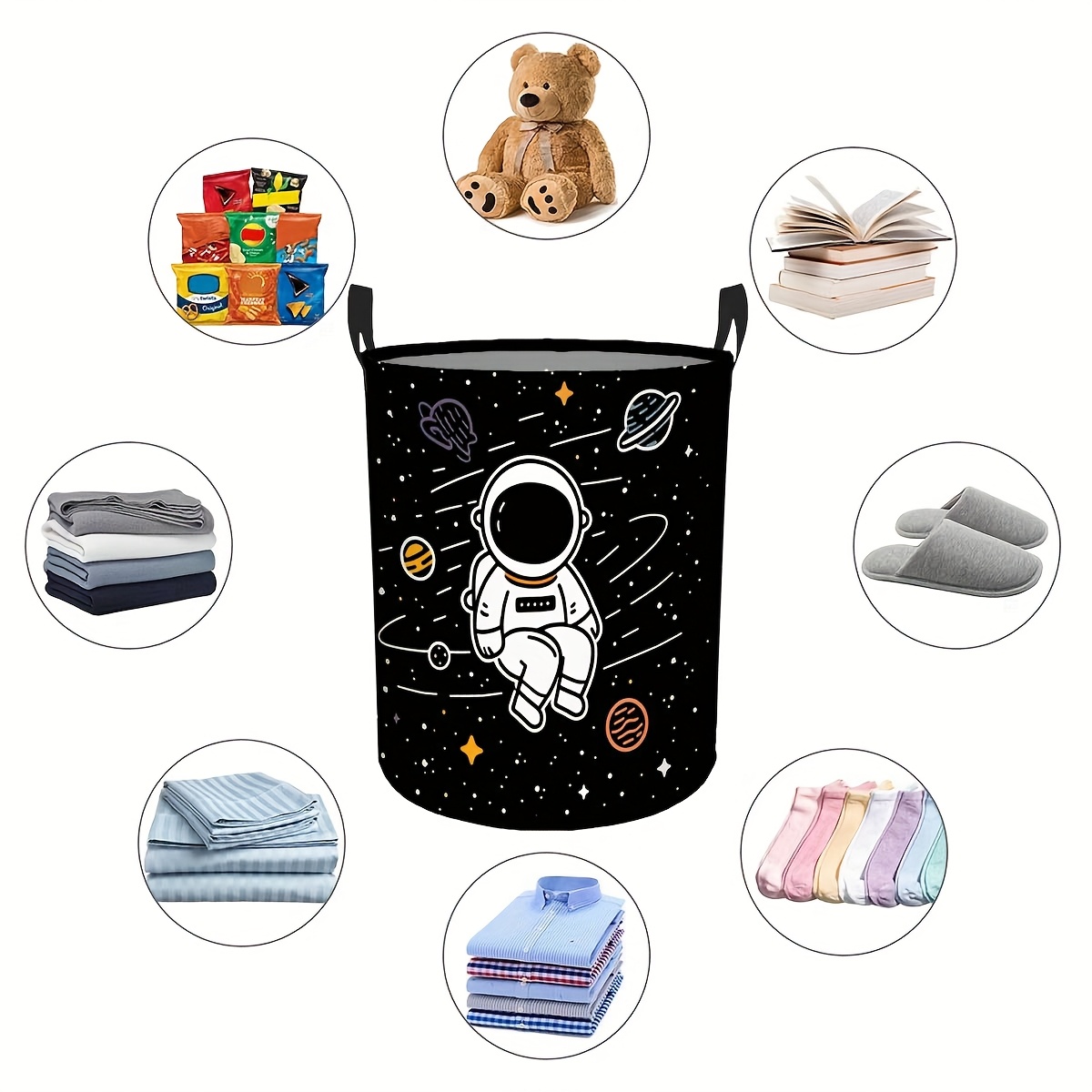 1 stuk moderne ronde wasmand m - Home Decor Hampers recensie en prijs