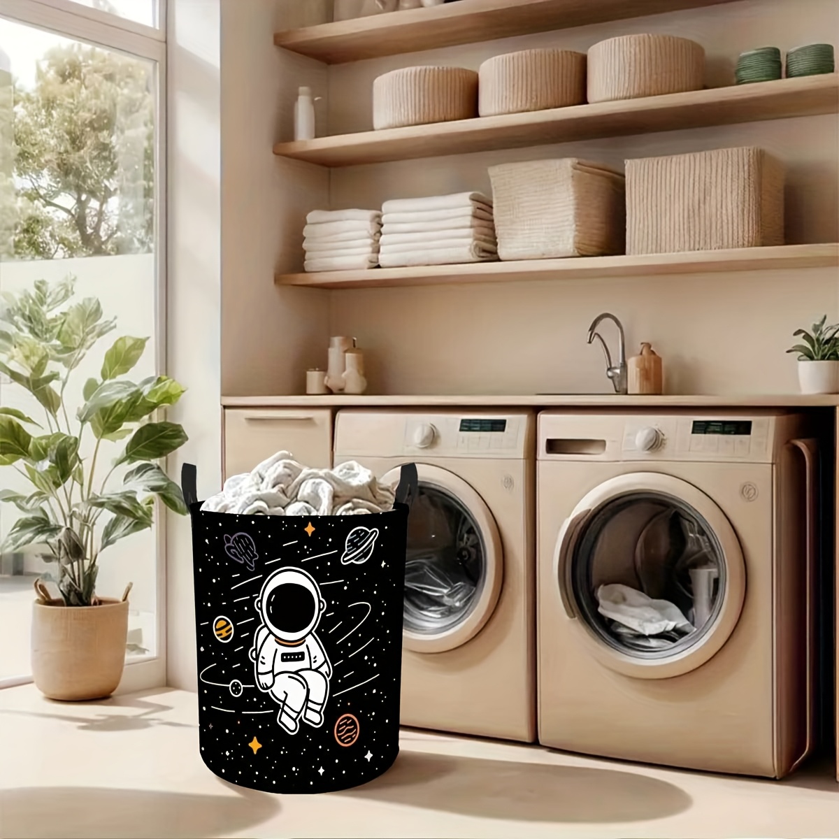 1 stuk moderne ronde wasmand m - Home Decor Hampers recensie en prijs