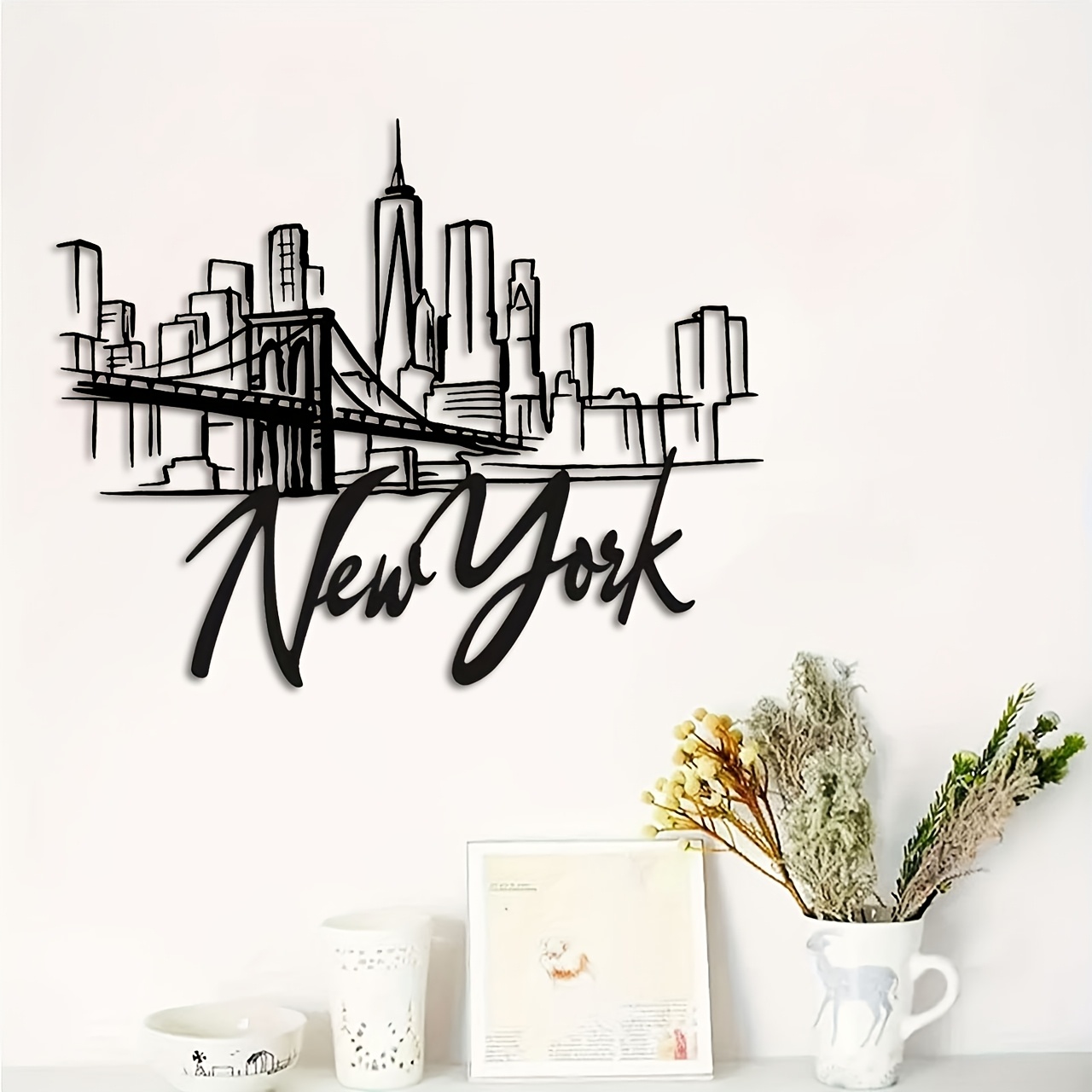 CIFBUY Metalen Wandkunst New Y - Home Decor New York recensie en prijs