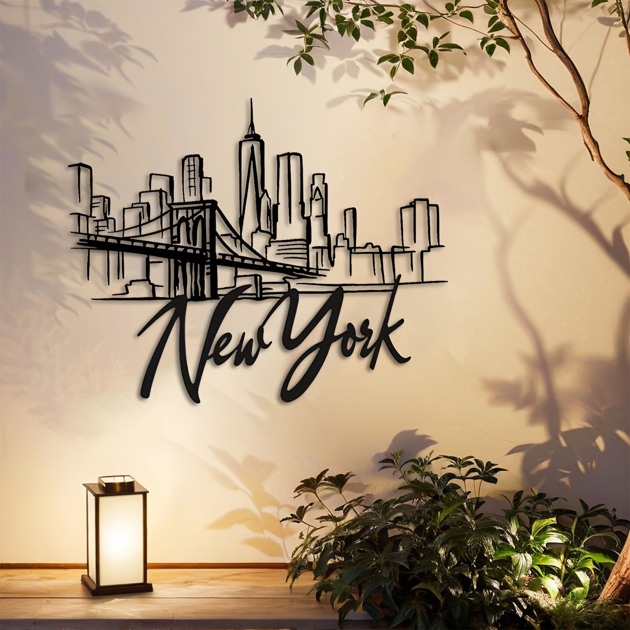 CIFBUY Metalen Wandkunst New Y - Home Decor New York recensie en prijs