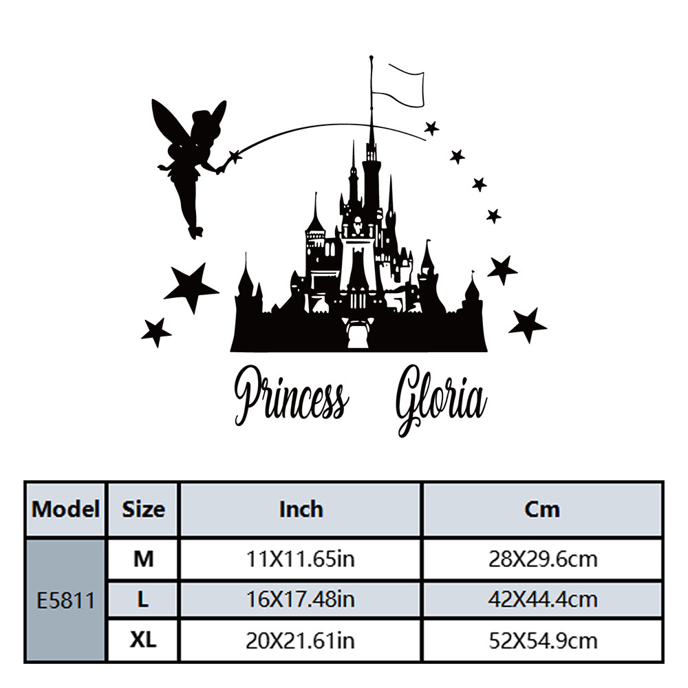 1PC Cartoon Fairy Castle Aanpa - Home Decor Wallpaper recensie en prijs