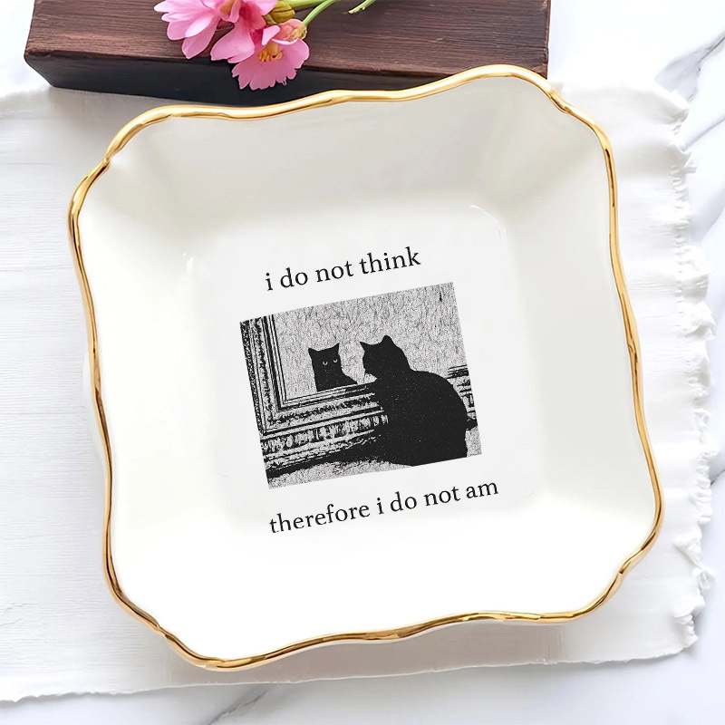 1 stuk Ik denk niet dat ik gra - Ceramic Trinket Dish recensie en prijs