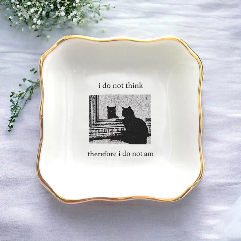 1 stuk Ik denk niet dat ik gra - Ceramic Trinket Dish recensie en prijs