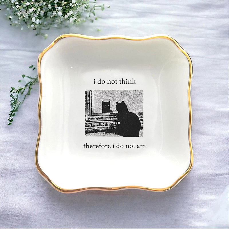 1 stuk Ik denk niet dat ik gra - Ceramic Trinket Dish recensie en prijs