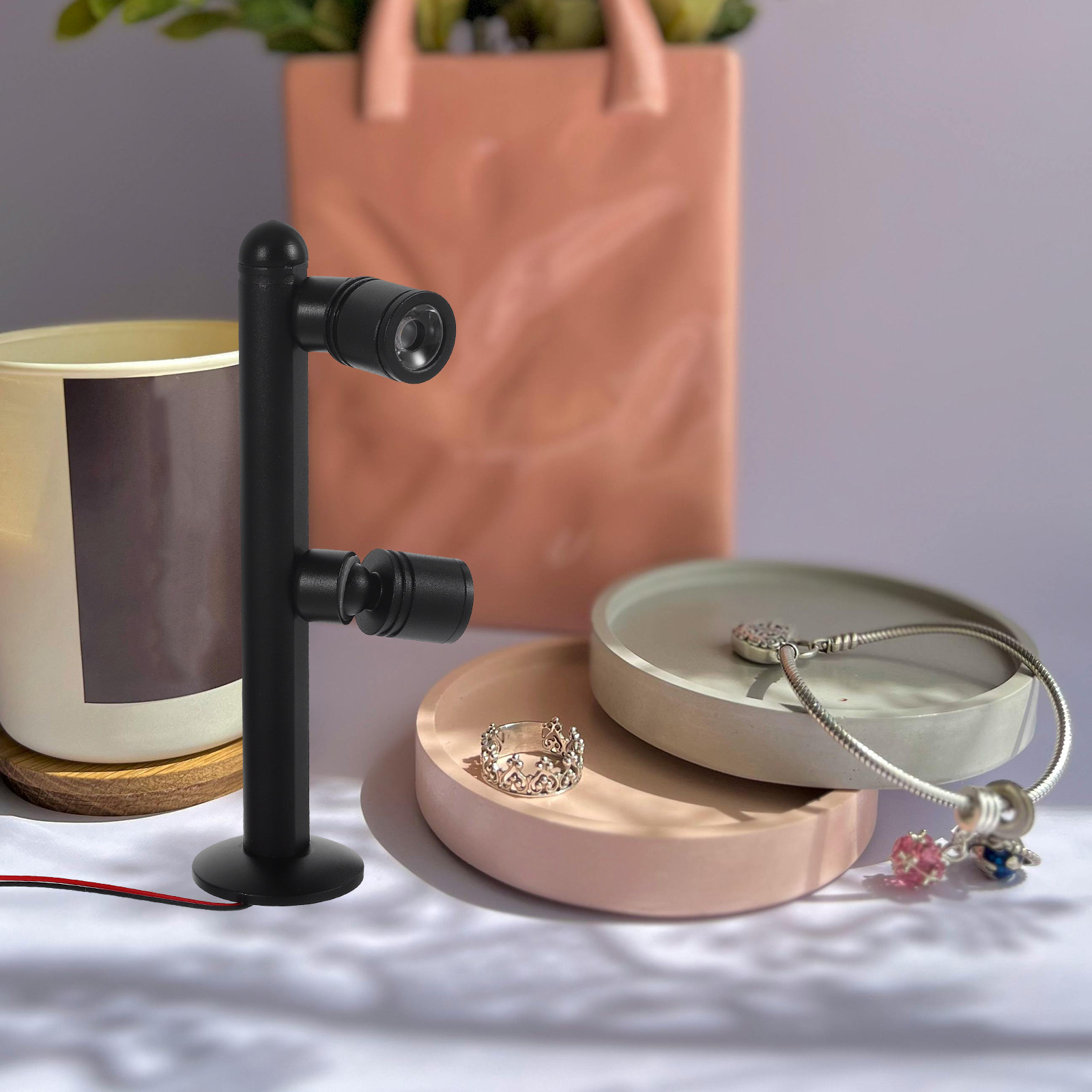 Mini LED-spot voor sieradenvit - Home Decor Retail Stores recensie en prijs