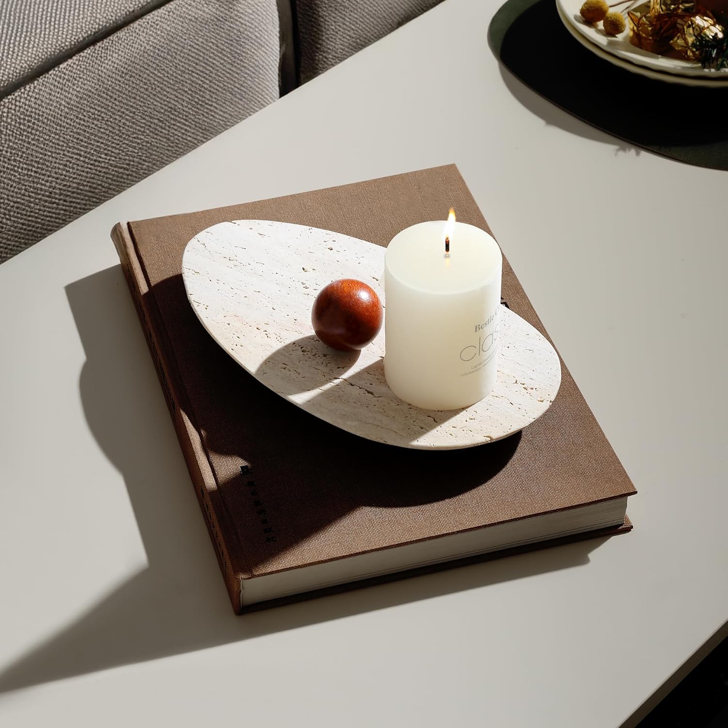 Travertijn dienblad voor badka - Vanity Home Decor recensie en prijs