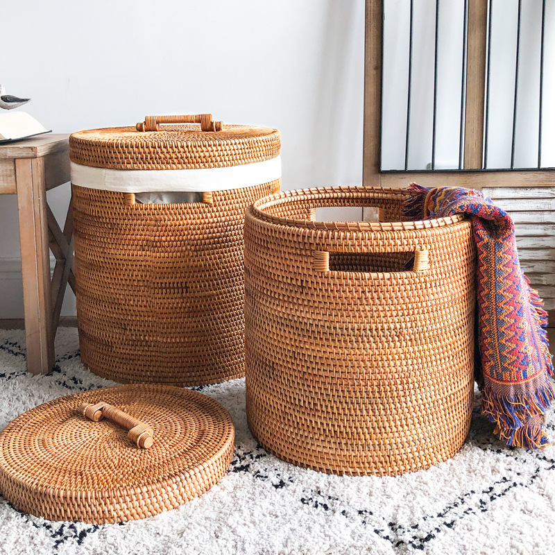 Rieten wasmand, grote opbergma - Home Decor Hampers recensie en prijs