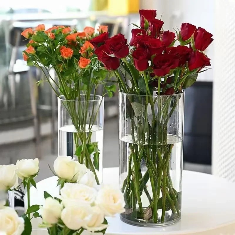 2/4pc acryl cilindervaas trans - Home Decor Youtube recensie en prijs