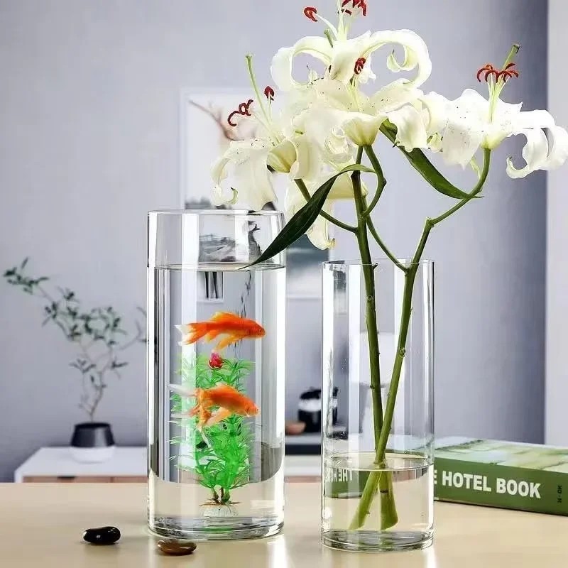 2/4pc acryl cilindervaas trans - Home Decor Youtube recensie en prijs