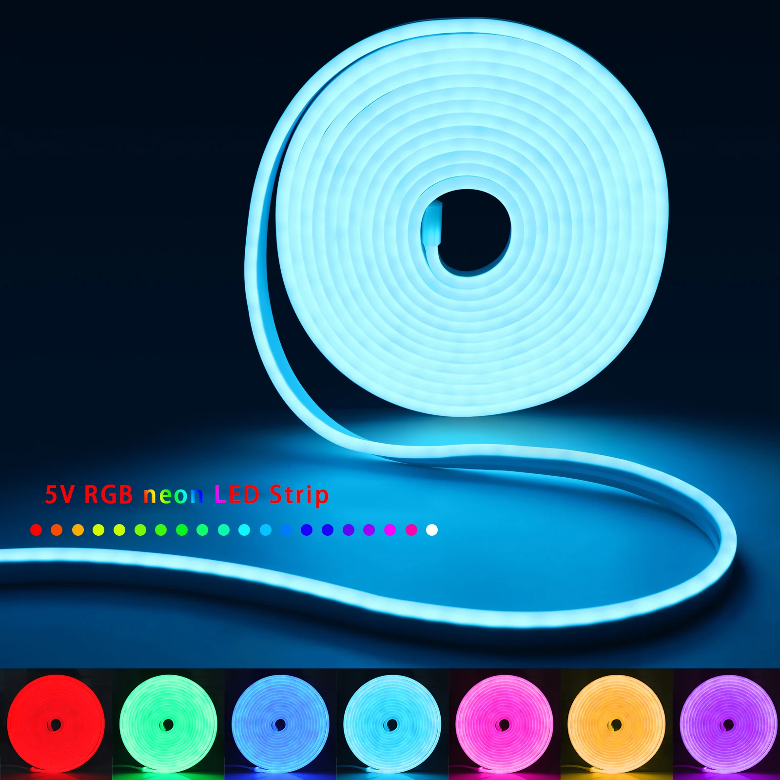 1-5m RGB LED Neon Strip Licht  - Home Decor Lighting recensie en prijs