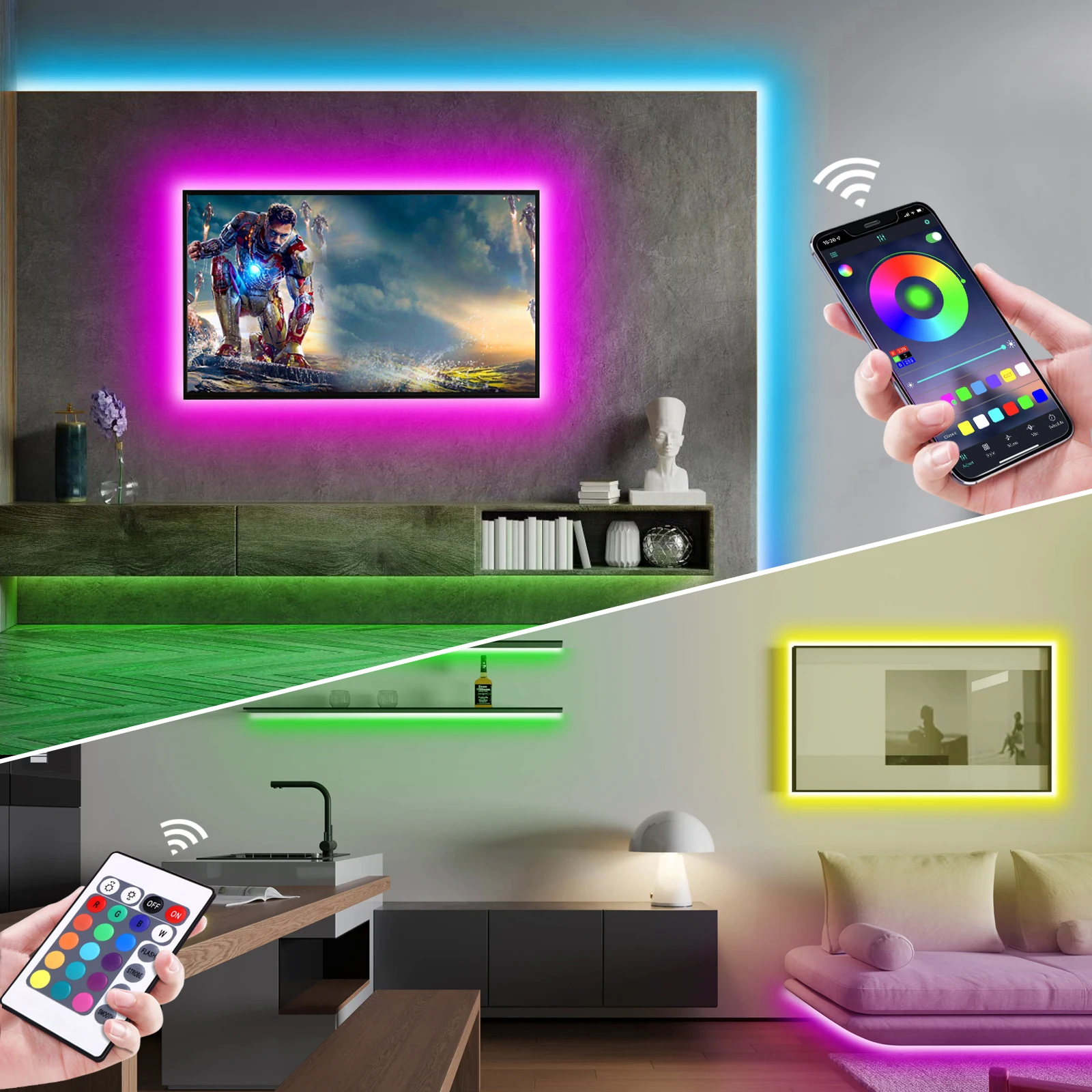 1-5m RGB LED Neon Strip Licht  - Home Decor Lighting recensie en prijs